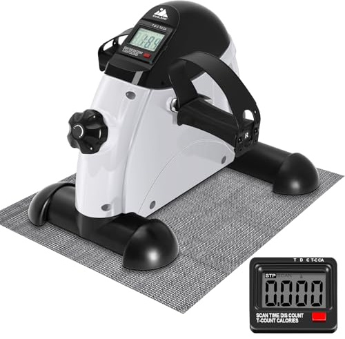EVOLAND Rehabilitationstrainer Heimtrainer Mini Arm und Beintrainer Trainer Minibike mit LCD Display Hometrainer für Zuhause Büro