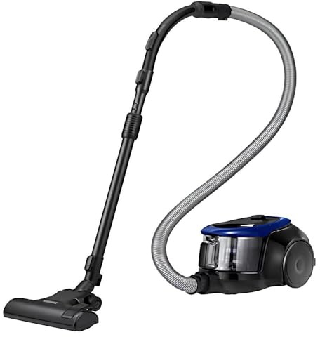 Samsung Staubsauger, Beutelloser Staubsauger 180W, Anti Tangle Turbine Vitality Blue, VC2100M, Bodendüse umschaltbar, VC07M2110SB