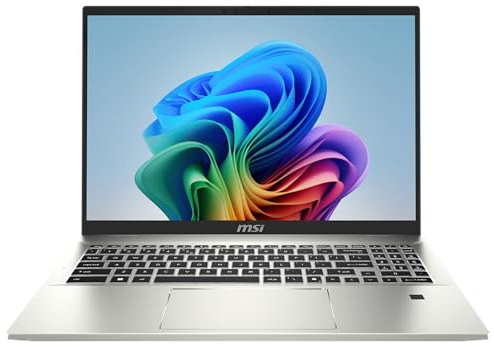 MSI Prestige A16 AI+, Business Laptop, Copilot+ PC, 16,0 QHD+, AMD Ryzen AI 9 365 Prozessor, 32 GB LPDDR5X-7500 RAM, 1 TB, AMD Radeon 880M, Windows 11 Home, QWERTZ Tastatur, A3HMG-036