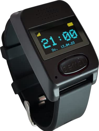 bembu GPS-Watch PRO2 - NEU mit Sturzerkennung - Notrufuhr mit Ortung und Telefonfunktion