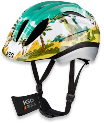 KED Meggy II Trend Fahrradhelm Für Kinder – Made In Germany, LED Rücklicht, MaxShell Technologie Und Präzise Größenverstellung