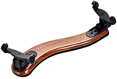 MOREYES Violine Schulterstütze für 4/4 und 3/4, Schulterstütze für Violine mit klappbaren und verstellbaren Füßen, bequemes Schaumstoffpolster und langlebigen Silikonklauen