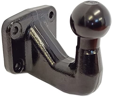 XIMPLIO Heavy Duty Duty 3500 kg / 250 kg / 25 kN Anschraubplatt Flansch Kugelkopf Anhängerkupplung Anhängebock Lochbild 83 mm x 56 mm