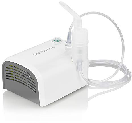 medisana IN 520 Inhalator, Inhalationsgerät mit Mundstück und Maske für Erwachsene und Kinder, Vernebler Inhaliergerät bei Erkältung oder Asthma mit extra viel Zubehör