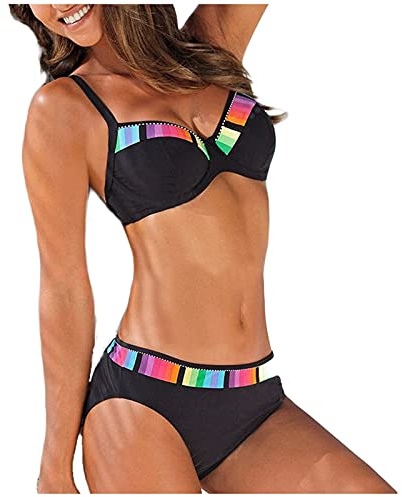 Bikini Damen, Summer Sport Bikini Set Damen Sexy Push Up Curvy Bikini Damen Bikinis Für Damen