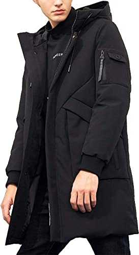 Winterjacke Herren Parka Outdoor Coat Wintermantel Herren Lang Warm Daunenjacke Thermojacke Steppmantel Wasserdicht Herren Atmungsaktiv Jacken Mit Kapuze