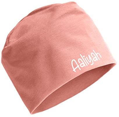 AngelicArt Personalisierte Kindermütze, Beanie für Kinder mit Wunschnamen, für Jungs, Mädchen, Unisex aus Baumwolle/Jersey