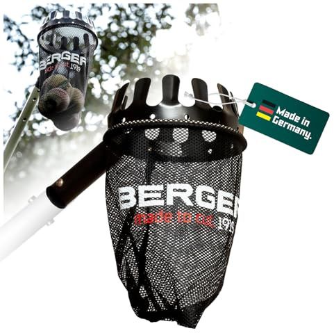Berger ArboRapid Obstpflücker 5440 Aufsatz für ArboRapid Teleksopstangen Erntehelfer mit 13 cm Fangdurchmesser