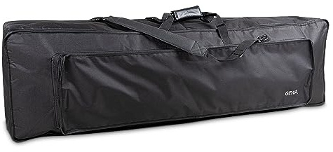 GEWA Keyboard Gig-Bag Basic - 137x39x15 cm - 5mm Schaumstoffpolsterung | reiß- und wasserfest - Cordura 600 Denier - Gurteinfassung - Metallkarabiner - Namensschild - weicher Tragegriff