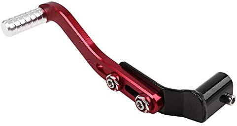 sourcing map Motorrad Schalthebel Rot 1Pc Universal Aluminiumlegierung | Ersatz Für Originale Schaltknäufe, Eloxiert, Mit Kantenschliff, Langlebig