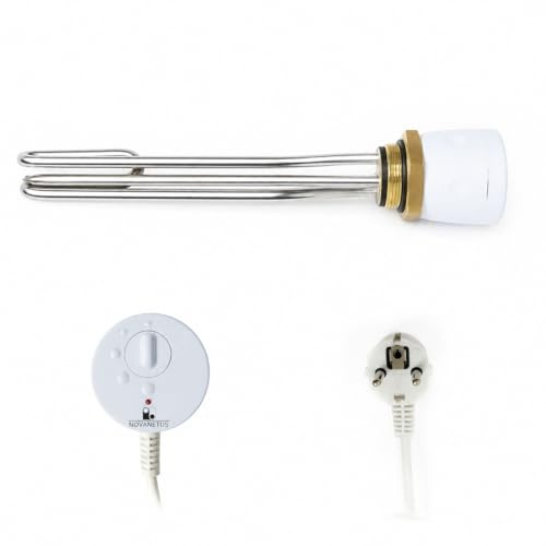 Heizstab 2kW 6/4 für EDELSTAHL, emaillierte Wasserspeicher mit Thermostat