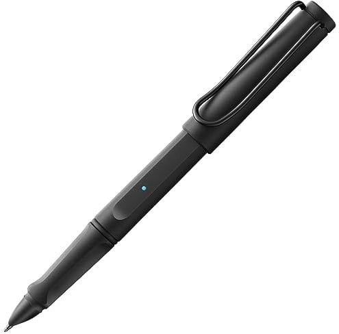 Lamy safari all black ncode Smart Pen für digitales Notizbuch | Schreiben auf echtem Papier mit digitaler Weiterverarbeitung – Stift für elektronisches Notizbuch – inkl. schwarze M 21 Mine
