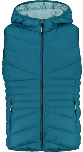 CMP Unisex Kinder Gilet Da Bambina in Nylon Con Cappuccio Fisso Vest