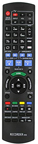 Ersatz Fernbedienung N2QAYB000759 nur für Panasonic Blu ray Disc Recorder