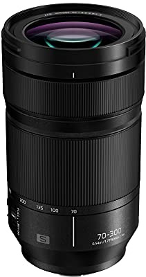 Panasonic LUMIX S-R70300E 70-300mm F4.5-5.6 Tele-Zoomobjektiv, Dual I.S. 2 Stabilisierung, 0,5x Makro, wetterfest, L-Mount Vollformat (11 Lamellen, 790g)