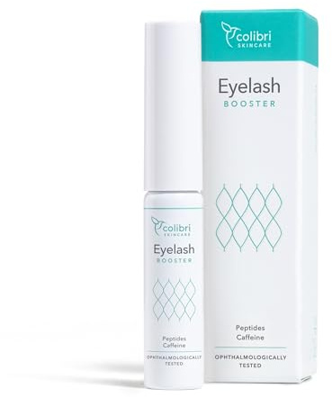 colibri skincare Eyelash Booster 5ml - Wimpernserum mit Peptiden & Koffein | Lässt Wimpern & Augenbrauen dichter wirken, für die tägliche Anwendung, mit Peptiden & Koffein