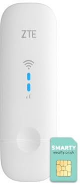 ZTE MF79U Wingle CAT4-4G entsperrtes WLAN-USB-Modem, kostengünstiges Reise-WLAN, 150 Mbit/s, Externe Antennenanschlüsse, Weiß