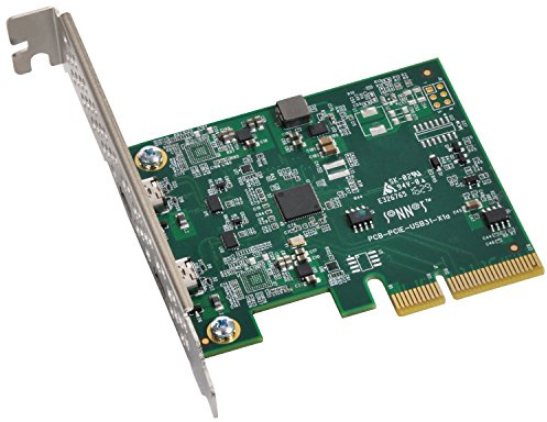 Sonnet Technologies USB3C-2PM-E Adapterkarte Silber/grün