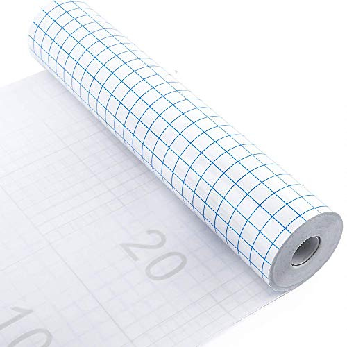 X SIM FITNESSX Transferfolie Plotter für Vinyl-30,5 * 505cm Übertragungsfolie Plotter für Abziehbilder, Schilder, Fenster, Aufkleber, Becher