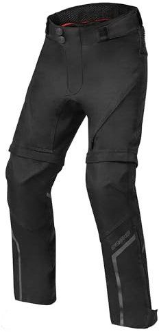 OZONE MOTO Union Junior Motorradhose Kinder | Textil | Knieprotektoren Stufe 1 | Integrierte Membran | Möglichkeit der Beinverlängerung | 2 Belüftungskanäle