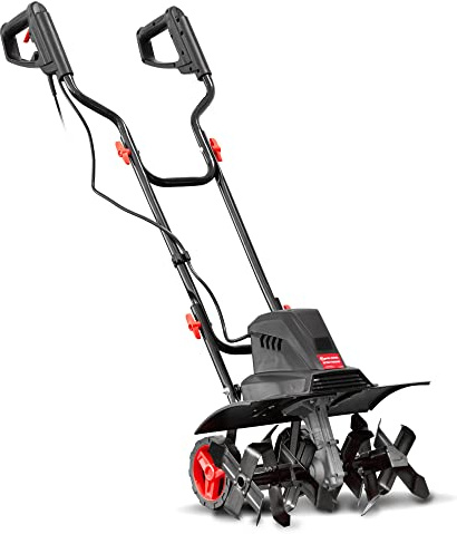 Elem Garden Technic Elektro-Gartenfräse 1500 W - 45 cm Arbeitsbreite - 6 Stahlfräsen - Arbeitstiefe bis 22 cm - Leichte Motorhacke für Garten & Gemüsegarten