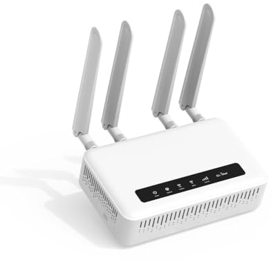 GL.iNet GL-X2000 Spitz Plus 4G LTE CAT 12 Wi-Fi 6 Dual-SIM-Router | 4G CAT 12, Wi-Fi 6, abnehmbare Antennen, Dual-SIM, T-Mobile & AT&T IoT, OpenWrt VPN, Zuhause, Wohnmobil, Büros