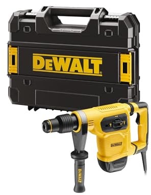 Dewalt 1.050W SDS-Max Kombihammer D25481K (40mm, kraftvoller Bohrhammer mit 6.1 J Schlagenergie für diverse Bohranwendungen & Meißelarbeiten, mit Perform & Protect, inkl. Zusatzhandgriff & Koffer)