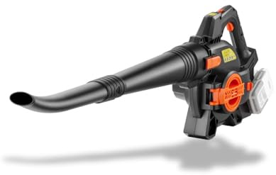 FUXTEC Akku Laubbläser FX-E1LB20 20V- Laubgebläse zum Entfernen von Laub für Garten, Gehweg und Einfahrt – Leise – bis 38m/s