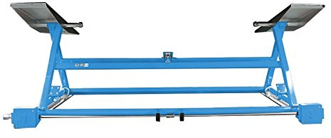 Mobile Hebebühne mechanischer mobiler Heber Blau