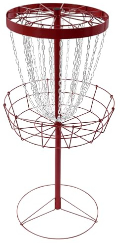 Disc Golf Basket |Höhe: 132cm | Disc Golf Korb Tore Target Metall Korb für Flying Practice Outdoor - Einfache Montage - Tragbar
