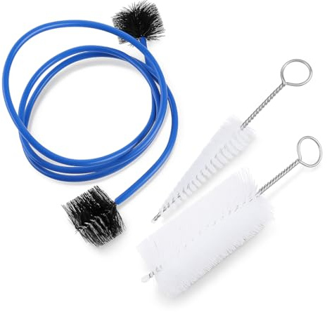 Trompetenreinigung Set, Trompetenbürste Reinigungsset von Trompete Kit Bürste Mundstück Ventil Bürste flexibel Zubehör Pflege für Musikinstrument Musik-Set 3