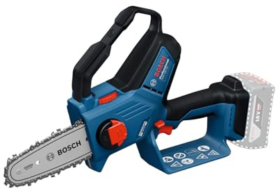 Bosch Professional 18V System Astsäge GKE 18V-15 (bis zu 350 Schnitte pro Akku-Ladung, Schneiden bis 13 cm, bürstenloser Motor, inkl. Schwertschutz 15 cm)