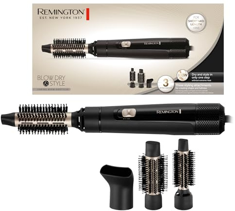 Remington AS7300 Blow Dry & Style Warmluftbürste 800W Keramikbeschichtung Schwarz