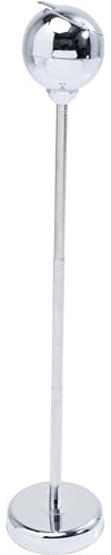 Kare Design Standascher Spheric, Chrom, Aschenbecher, Outdoor geeignet, höhenverstellbar, 72x14x14 cm (H/B/T)