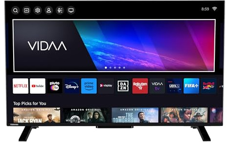 Toshiba 43UV2363DG Fernseher 43 Zoll Smart TV - VIDAA TV 4K UHD LED TV, HDR, Triple-Tuner (2026)