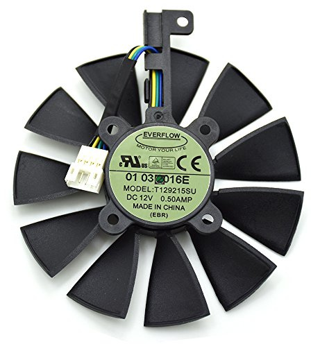 T129215SU 12V 0.5A 87mm 4Pin Grafikkartenlüfter For ASUS STRIX GTX980Ti GTX970 GTX1070 GTX 1080 STRIX R9 390X R9-390 Graphics Card Cooling Fan