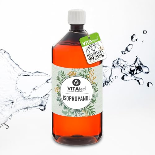 GreatVita Isopropanol 1000 ml, Isopropylalkohol 99,9% Entfetter | Hochprozentiger IPA | Premium Qualität