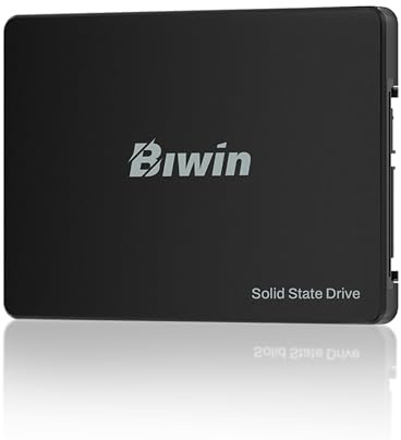 BIWIN M100 SATA 3.0 SSD 1TB - bis zu 550 MB/s Lesen - 6 Gb/s Internes Solid State Drive 2,5 für Laptop & Desktop – Schnell, Leise, Stoßfest