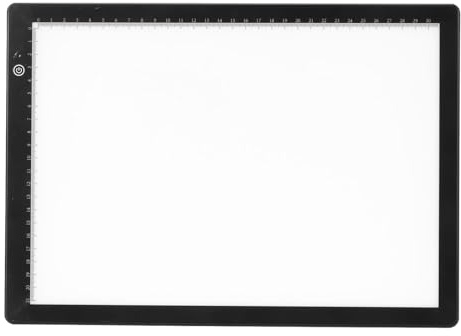 A4-Diabetrachter, Negativbetrachter, Ultraflaches Lichtpad, Hintergrundbeleuchtung mit 3 Helligkeitsmodi, USB-betriebene Lichtbox Zum Scannen von Filmnegativen und Alten Dias