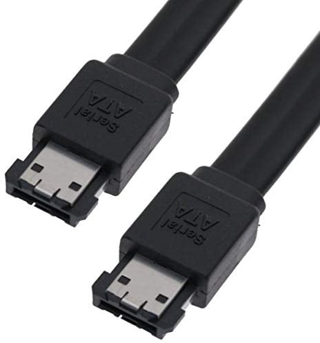 PremiumCord Kabel eSATA-eSATA, 50 cm, geschirmt, schwarz