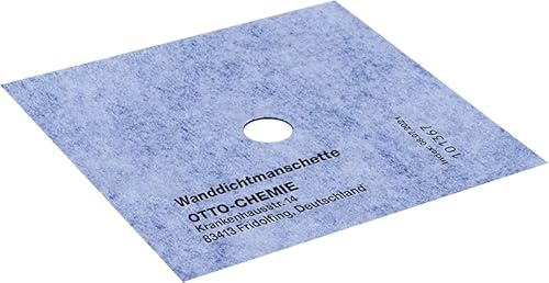 Otto-Chemie elastische Dichtmanschette für dauerhafte wasserdichte Abdichtung an Rohrdurchführungen (Wanddichtmanschette 15-30 mm)