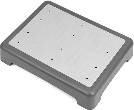 QWORK® rutschfest Halbstufe 9cm - Tragbare Steighilfe & Einstiegshilfe Tritthocker bis 220 kg Belastbar für Senioren, Dusche, Badewanne, Auto, Outdoor