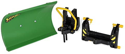 Rolly Toys Planierschild grün – rollySnow Master Schiebeschild für Kindertraktor, Frontanbau am Ladearm, verstellbares Schild für Sand, Erde & Kies, robustes Outdoor-Zubehör, 408993