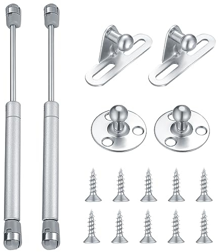 2 Stück Hydraulic Gasdruckfeder, 100 Nm/10 kg Gasdruckdämpfer, Kompressionsfeder Beschläge, Gasfeder Soft Close Scharniere, (2)