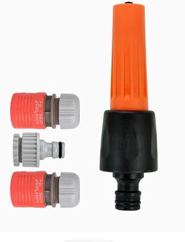 Gartenschlauch Anschluss Set Grundausstattung Rasensprenger Bewässerungssystem für Wasserspritze,1/2 Zoll Schlauchverbinder,Zoll Wasserstop,3/4 Zoll und 1/2 Zoll Hahnverbinder