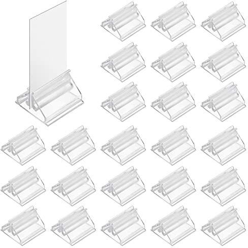 24 Stück Plastikspielkartenständer,Plastic Game Card Stands Klarer Spielkartenhalter Spielkartenhalter Brettspielstücke für Brettspielmarker Party Favor