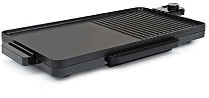 Tristar Tischgrill, 2000 Watt, Antihaftbeschichtung, Fettauffangbehälter, 49 x 27 cm Grillfläche, BP-2750