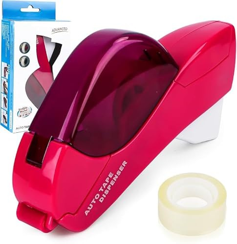 Automatischer Klebebandabroller,Tape Dispenser,Abroller Klein,Klebestreifen Abroller,Abroller Klebeband,Halbautomatischer Klebebandspender,12mm-19mm Klebebandschneider