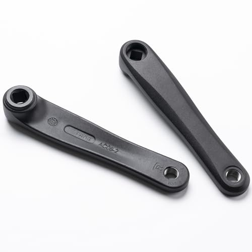 E-Mangue 1 Paar Fahrrad Kurbelarm 170mm, Aluminiumlegierung kurbel Mittelmotor Kurbeln für Bafang BBS Mittelmotor