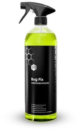 evorilo Bug Fix (1 Liter) Insektenentferner Auto – löst hartnäckige & angetrocknete Insektenreste, Vogelkot und Straßenfilm – materialschonend für Lack, Folie, Kunststoff & Glas